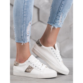 SDS Încălțăminte sport pe talpă groasă alb 2