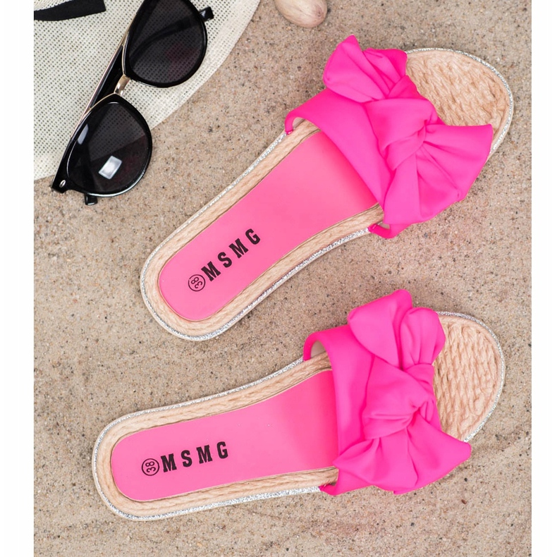 SHELOVET Papuci roz eleganți 2 SHELOVET Papuci roz eleganți 2