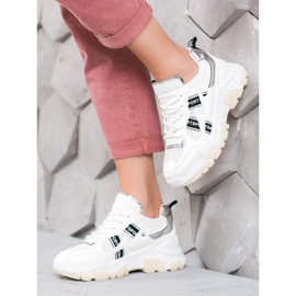 SHELOVET Adidași sport albi 1