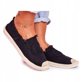 PS1 Espadrile pentru femei negre Flaure negru 5