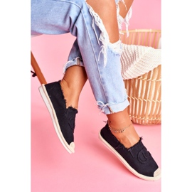 PS1 Espadrile pentru femei negre Flaure negru 3