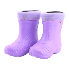 Bocanci de ploaie pentru copii Befado 162Y102 violet 3