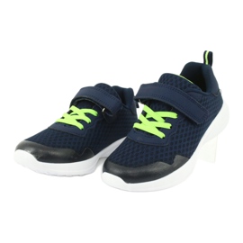 Pantofi sport pentru Velcro Navy Blue/Green News 20Z55-2312 albastru 2