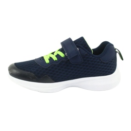 Pantofi sport pentru Velcro Navy Blue/Green News 20Z55-2312 albastru 1