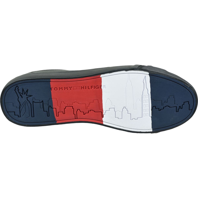 Încălțăminte Tommy Hilfiger Flag Detail Sneaker din piele M FM0FM02576 Bds negru 3