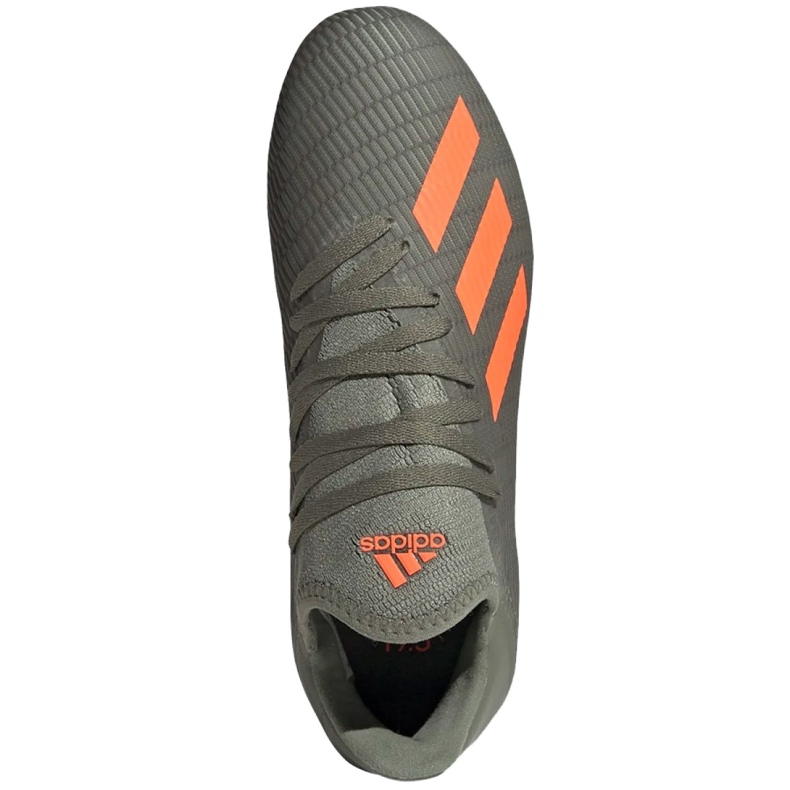 Ghete de fotbal Adidas X 19.3 Fg Jr EF8374 kaki 1