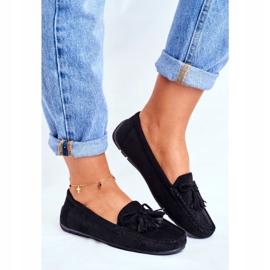 EVE Mocasini Femei Suede 20PB35-2003 Negru Donna Mia 2