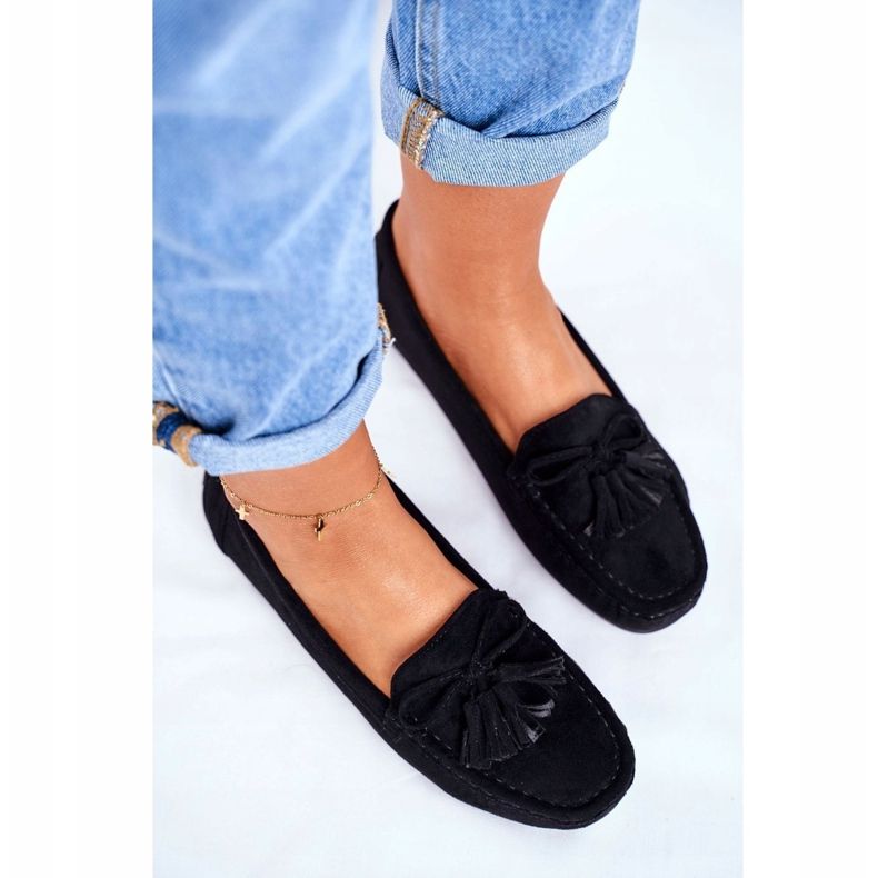 EVE Mocasini Femei Suede 20PB35-2003 Negru Donna Mia 1