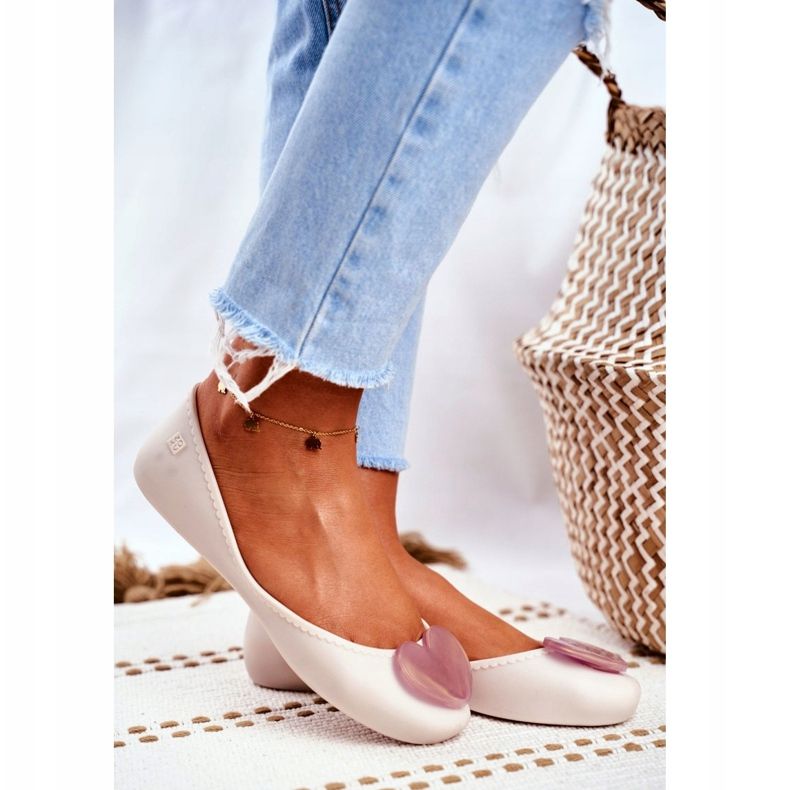 Balerini de cauciuc parfumate pentru femei ZAXY Bej FF285051 2