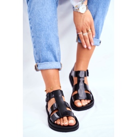 Sandale de cauciuc parfumate pentru femei ZAXY Black FF285024 negru 1