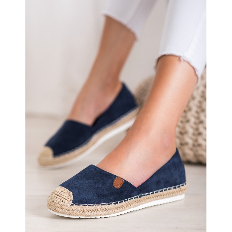 SHELOVET Espadrile clasice albastru 1