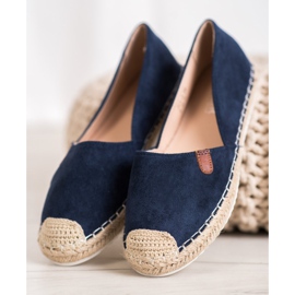 SHELOVET Espadrile clasice albastru 2