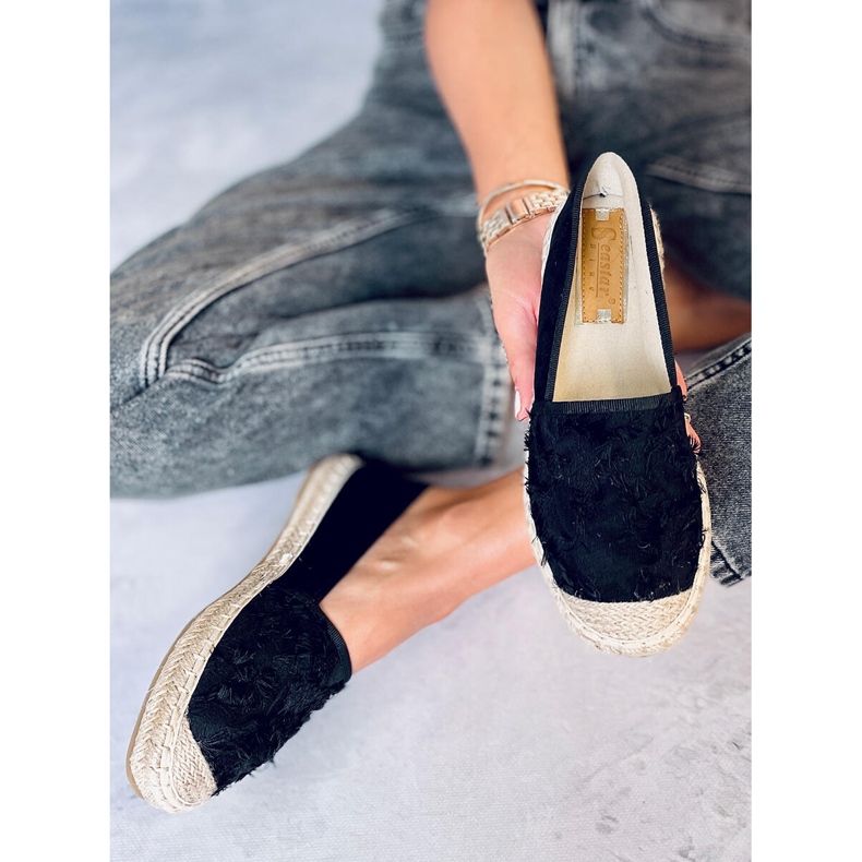 Espadrile de damă negre BB29 Negre negru 1 Espadrile de damă negre BB29 Negre negru 1