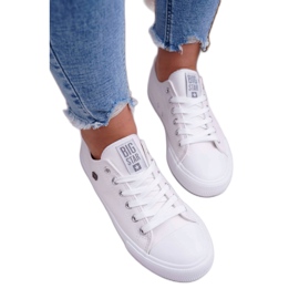 Adidași pentru femei Big Star White V274869 alb 3