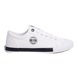 Adidași pentru femei Big Star White FF274228 alb negru 5