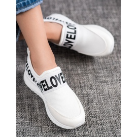 Weide White Slipony Love alb 1 Weide White Slipony Love alb 1