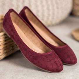 Fama Balerine ajurate roșu 2 Fama Balerine ajurate roșu 2