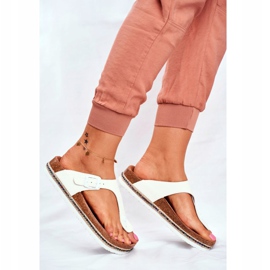 Încălțăminte de damă Big Star White FF274631 alb 2