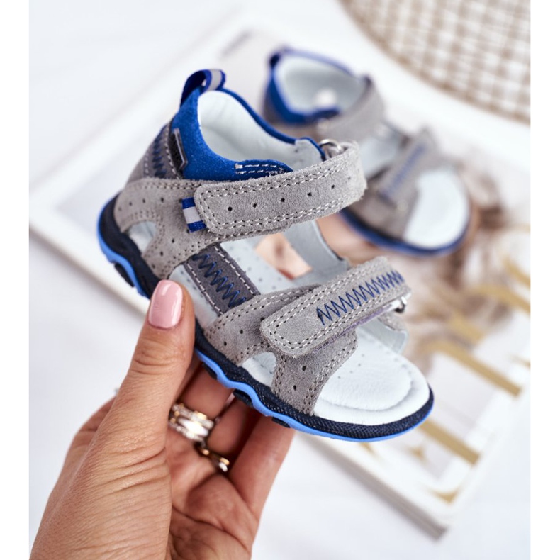 Bartek S.A. Sandale pentru copii pentru băieți Bartek T-71824 / 76G gri 2 Bartek S.A. Sandale pentru copii pentru băieți Bartek T-71824 / 76G gri 2