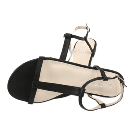 Sandale dama negre Filippo DS1297 / 20 BK negru 3