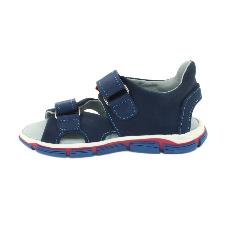 Sandale cu velcro Mazurek 314 bleumarin albastru marin 1 Sandale cu velcro Mazurek 314 bleumarin albastru marin 1