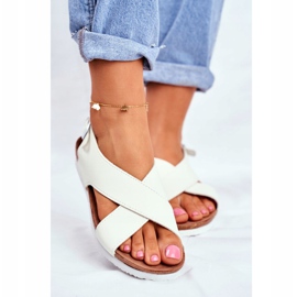 Sandale dama Big Star White FF274623 alb 2