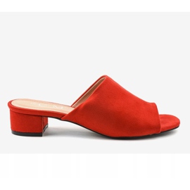 Sandale roșii cu toc înalt 77-91 roșu 2