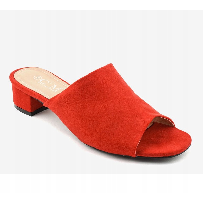 Sandale roșii cu toc înalt 77-91 roșu 1