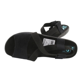 Sandale confortabile pentru femei negre Adanex 17498 negru 3