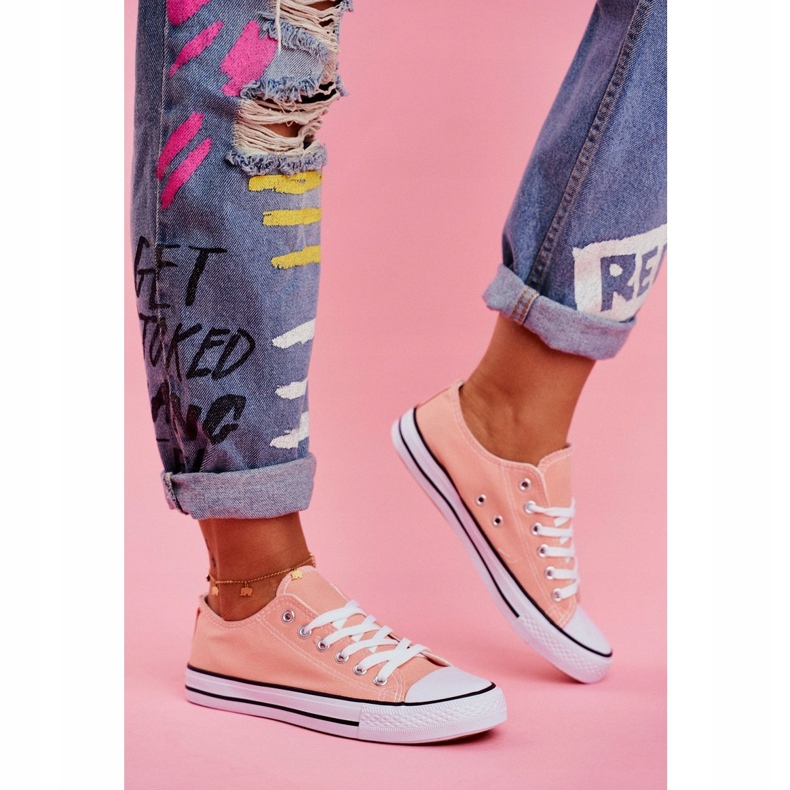 PS1 Adidași clasici de somon pentru femei Omerta roz 1