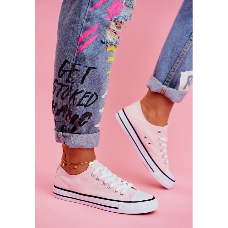 PS1 Adidași clasici roz pentru femei Omerta 2