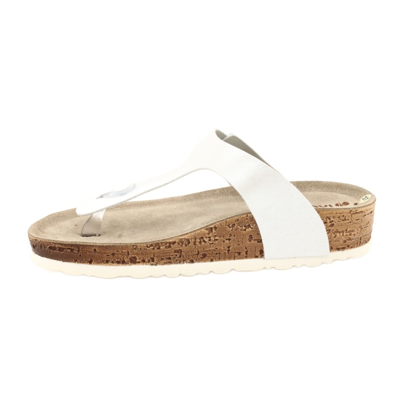 Anatomical Inblu NM020 flip-flops anatomice pentru femei alb 1