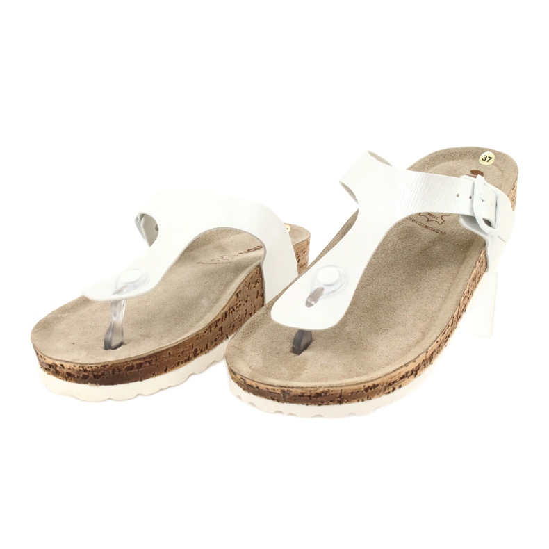 Anatomical Inblu NM020 flip-flops anatomice pentru femei alb 2