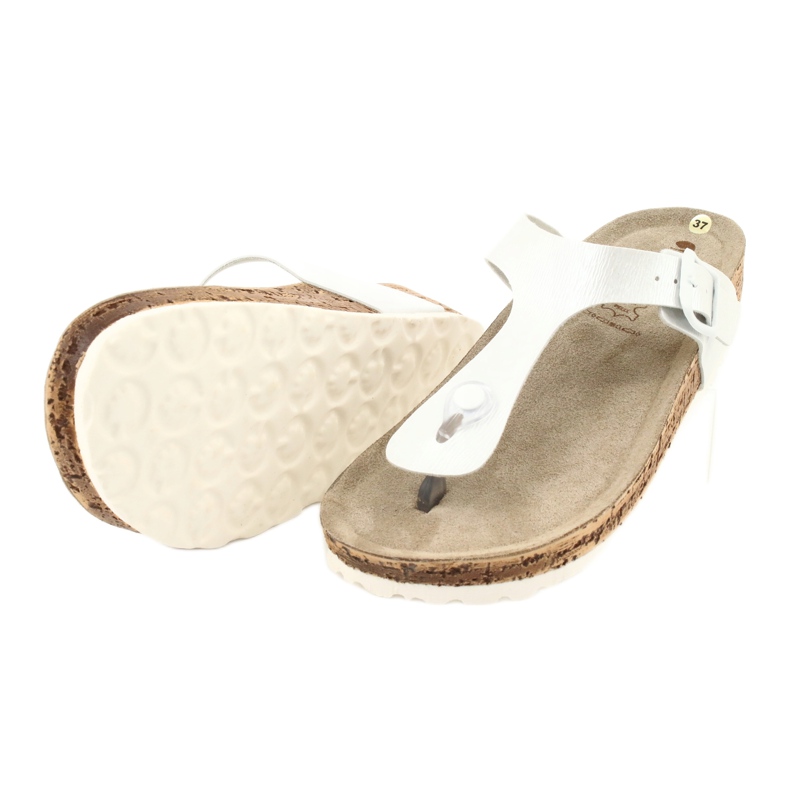 Anatomical Inblu NM020 flip-flops anatomice pentru femei alb 3