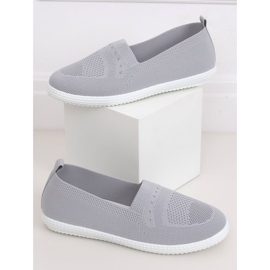 Adidași gri pentru femei gri ZK097 Grigio 1