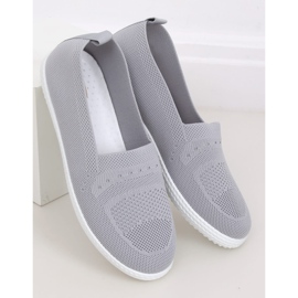 Adidași gri pentru femei gri ZK097 Grigio 2