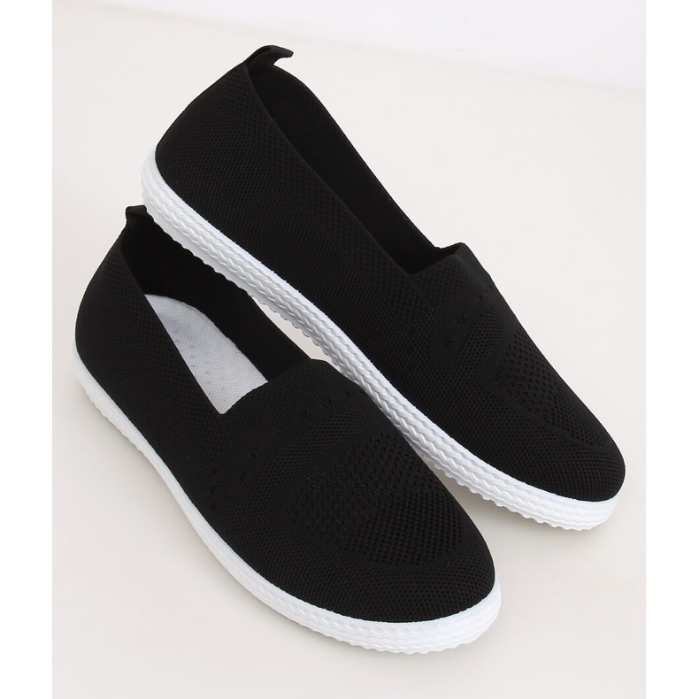 Adidași negri de damă ZK097 Nero negru 1