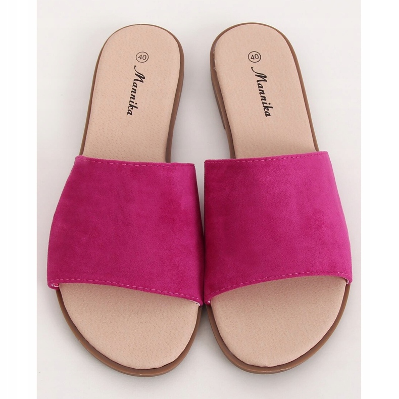 Papuci pentru femei fucsia WL1606 Fuschia roz 1