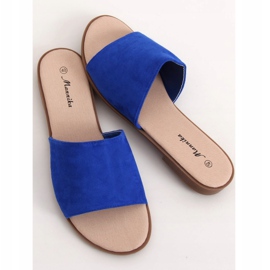 Papuci de damă cobalt WL1606 Royal Blue albastru 1