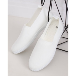 Adidași de damă albi ZK118 Bianco 1