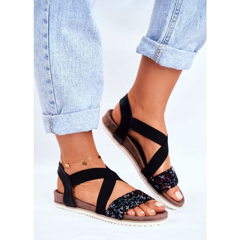 EVE Sandale de damă elegante Morrin negru 1