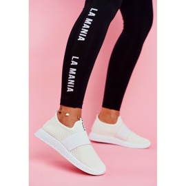 SEA Încălțăminte sport pentru femei Slip-on White Light La Fiesta alb 2