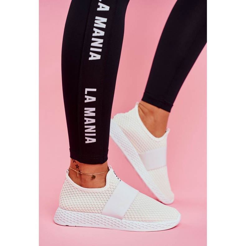 SEA Încălțăminte sport pentru femei Slip-on White Light La Fiesta alb 1