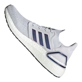 Încălțăminte adidas UltraBoost 20 M EG0695 alb multicolor albastru 2