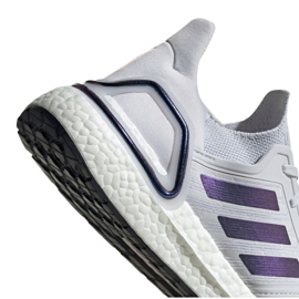 Încălțăminte adidas UltraBoost 20 M EG0695 alb multicolor albastru 4