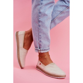 Espadrile pentru femei Big Star Slip-on Beige FF276026 bej 2