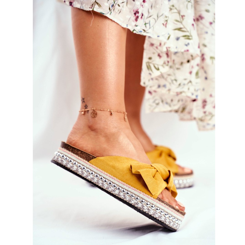 PS1 Papuci înalte pentru femei, galben Mortigo 2 PS1 Papuci înalte pentru femei, galben Mortigo 2