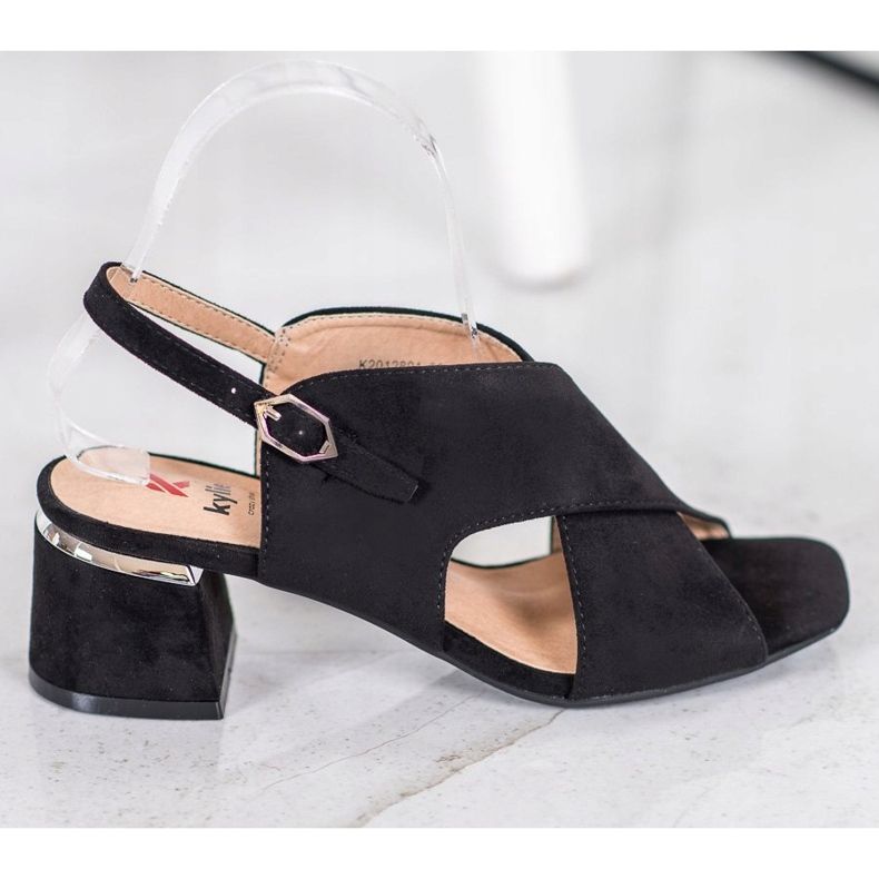 Kylie Sandale negre elegante negru 2
