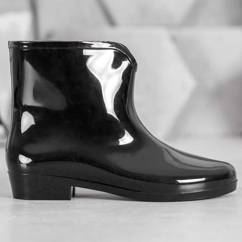 SHELOVET Galoși cu lanț decorativ negru 1