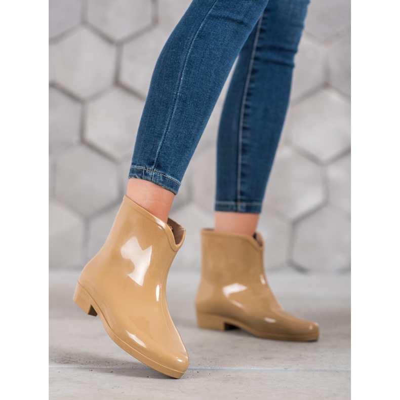 SHELOVET Galoși cu lanț decorativ maro 2